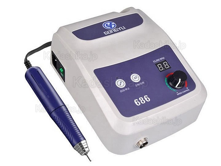 AI-TE® AT-CM-41 歯科技工所用ブラシレスマイクロモーター（AT-A9ハンドピース付き、50000RPM）